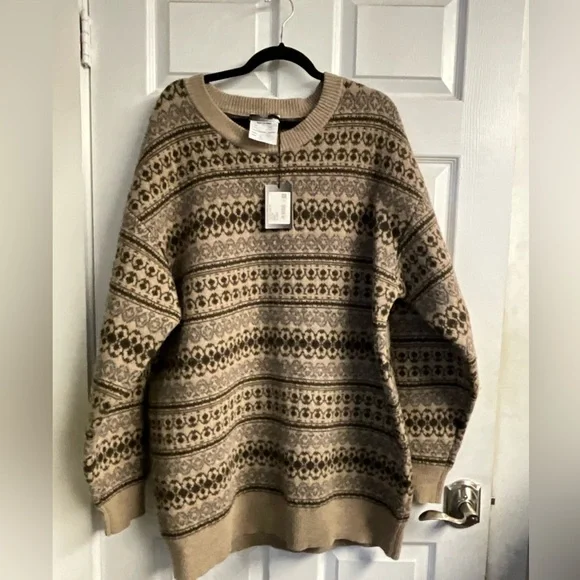 ISABEL MARANT Lester jacquard-knit merino wool sweater